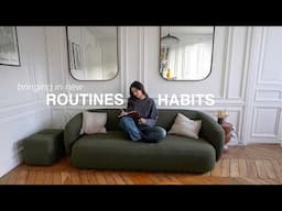 my healthy habits and routines living alone in paris