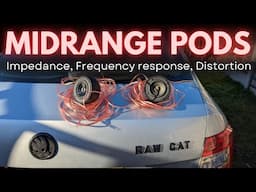 Midranges in pods - Impedance, frequency response, distortion