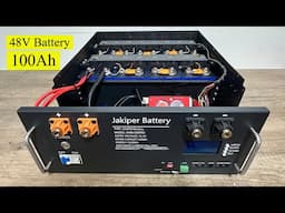 how to install BMS 200A 48V on LiFePO4 Batteries, Create 48V Storage Systems