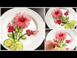 Art In Vegetable & Fruit Carving | Food Decoration | Party Garnishing