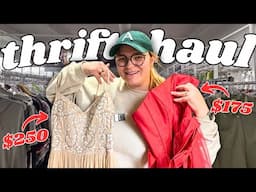 I THRIFTED A $250 DRESS FOR ONLY $7! 👀 Thrift Haul to Resell Online