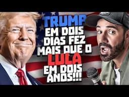 TRUMP EM DOIS DIAS FEZ MAIS QUE O LULA EM DOIS ANOS - STAND UP DIOGO PORTUGAL