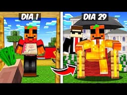 De REPARTIDOR a MILLONARIO en Minecraft!