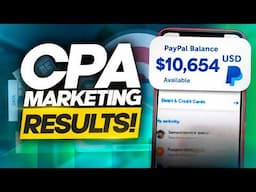 CPA Marketing Case Study: $10,000 in 30 Days (My CRAZY Results!)