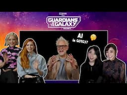 AI in GUARDIANS OF THE GALAXY VOL.3? (GOTG3 Cast Interview)