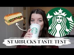 NEW IN STARBUCKS TASTE TEST // Vegan Taste Test