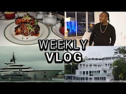 WEEKLY VLOG- Birthday Weekend in Miami PT 3 + Touring Million Dollar Mansion on water Front+ Dinner