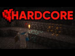 Going caving in hardcore Minecraft