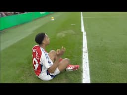 Myles Lewis-Skelly Goal vs Manchester City, Lewis Skelly celebration, Arsenal vs Man City Highlights