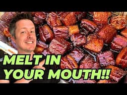 Smoked PORK BELLY BURNT ENDS on a PIT BOSS!! | Pellet Grill Pork Belly Burnt Ends