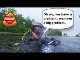 "Oh no, we have a problem. we have a big problem."  Scuba Diving Lake Cadillac Canal in Michigan