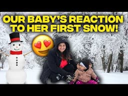 Our Baby's First Snow Experience | Itna Khush Kabhi Nahi Dekha | Albeli Ritu