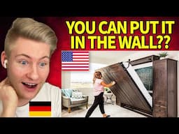 German reacts to Furniture You'll Only Find In America!