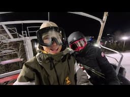 Exploring MT. SAINT SAUVER night park skiing