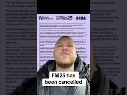 #FM25 IS CANCELLED