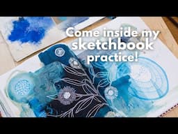 Inside My Sketchbook: Mark Making Demo & More Pattern Play!