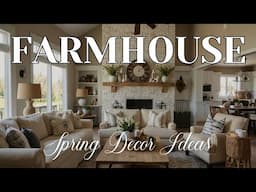 🌿 55+ Modern Farmhouse Living Room Spring Decor Ideas 2025 | Fresh & Cozy Styling Tips