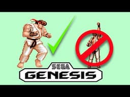 Super Nintendo Vs Genesis - Street Fighter II Arcade Sprites on Genesis