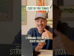 I Spent Over $3500 Dollars In Stringing Playing 1 Year Of Pro Tennis #tennisplayer #atptennis