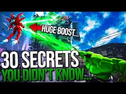 30 MARVEL RIVALS SECRETS/TIPS YOU DIDN'T KNOW...