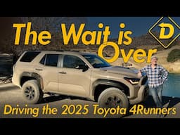 Driven! The new 2025 Toyota 4Runner TRD Sport and Trailhunter #automobile #offroad