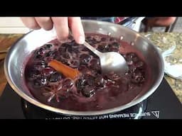 Cherry Port Sauce | Dessert or Breakfast Sweet Topping Sauce Recipe | Easy Cherry Port Wine Sauce