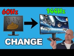 HOW TO ENABLE 144Hz ON MONITOR