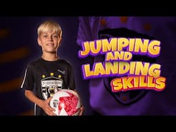 Training techniques for young footballers ║ Jumping and landing skills ║ GROWING STRONG