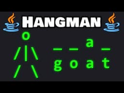 ⭐ Let's code a HANGMAN GAME with Java! 🕺