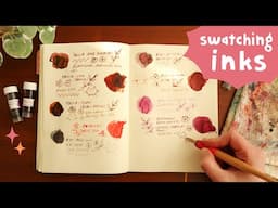 Chatty Ink Swatching Session // Taccia/ Diamine Inkvent/ Pilot Iroshizuku & More