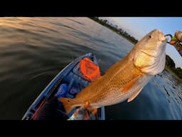 FINALLY.... I caught a fish!!!! Fishing for redfish in the Chesapeake bay