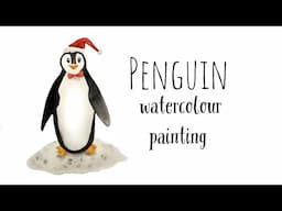 Paint this Cute Penguin with Me