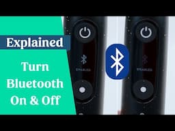 How to turn on/off Bluetooth Oral-B iO Series