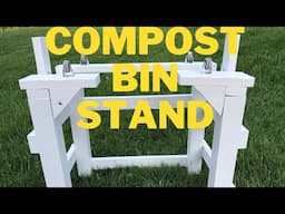 DIY Compost Bin Stand