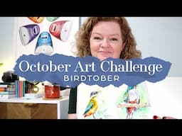 ART CHALLENGE BEGINS! Birdtober Edition 🐦‍⬛