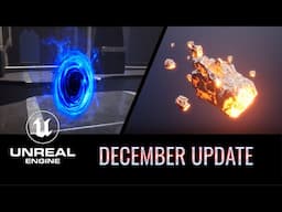 December Update 2024 - Portal VFX Part 2 and Meteor 3D Asset