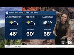 Spend Sunday outdoors! Pleasant weather expected in Southern Nevada