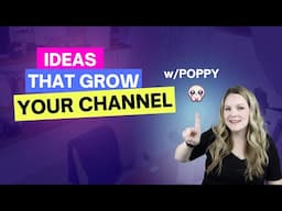 YouTube Content Planning w/Poppy AI: Plan Entire Year in 1 Hour