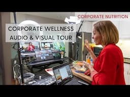 Audio & Visual Tour for Virtual Corporate Wellness Events by a Corporate Nutritionist