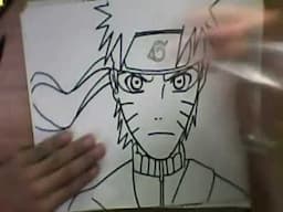 DESENHANDO O NARUTO MODO SANIN DO ANIME NARUTO