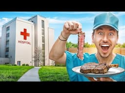 Eating At Hospitals For 24 Hours… (This was sketchy)