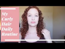 My Curly Hair Daily Routine Using Castor Oil Shampoo and Conditioner