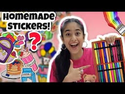 Homemade Stickers!!!🤩💕✨️ | Riya's Amazing World