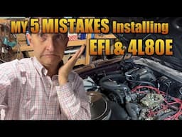 1971 Cutlass Ep 21 EFI & 4L80E: 5 MISTAKES Installing them!