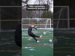 A REALISTIC 10 Minute PRO Freekick Session 🎯🎯 (Left Back and LW) #soccer #football