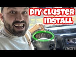 97-01 Honda CRV RD1 | RD2 Instrument Cluster Swap DIY EM1 Cluster