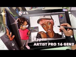 XPPEN artist pro 16 GEN 2 tablet review ˎ₍•ʚ•₎ˏ✿