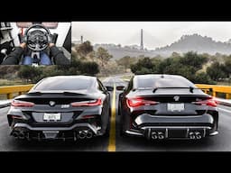 BMW M8 Competition & BMW M4 Competition CONVOY | Forza Horizon 5 | Steering Wheel Gameplay