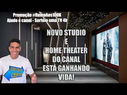 NOVO STUDIO E HOME THEATER DO CANAL ao vivo!