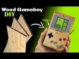 I BUILD A WOODEN GAMEBOY THAT WORKS